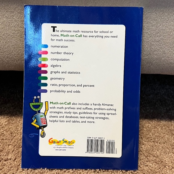 Math on Call, A Mathematics Handbook, Grades 8-12 - Picture 2 of 14